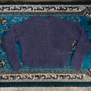 Kendall + Kylie Crew Neck Crop Sweater